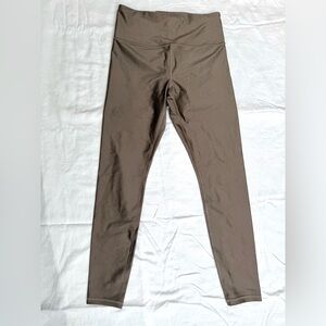 Athleta Taupe Elevation Sheen Tight 7/8 Length High-Rise Leggings